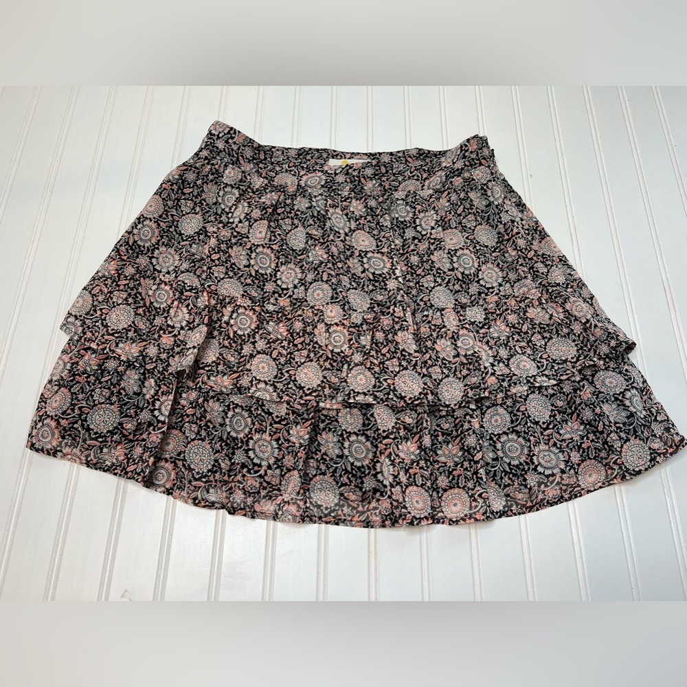 Boden Ruffle Mini Skirt Women 10 Floral Petal Spring NEW. 349